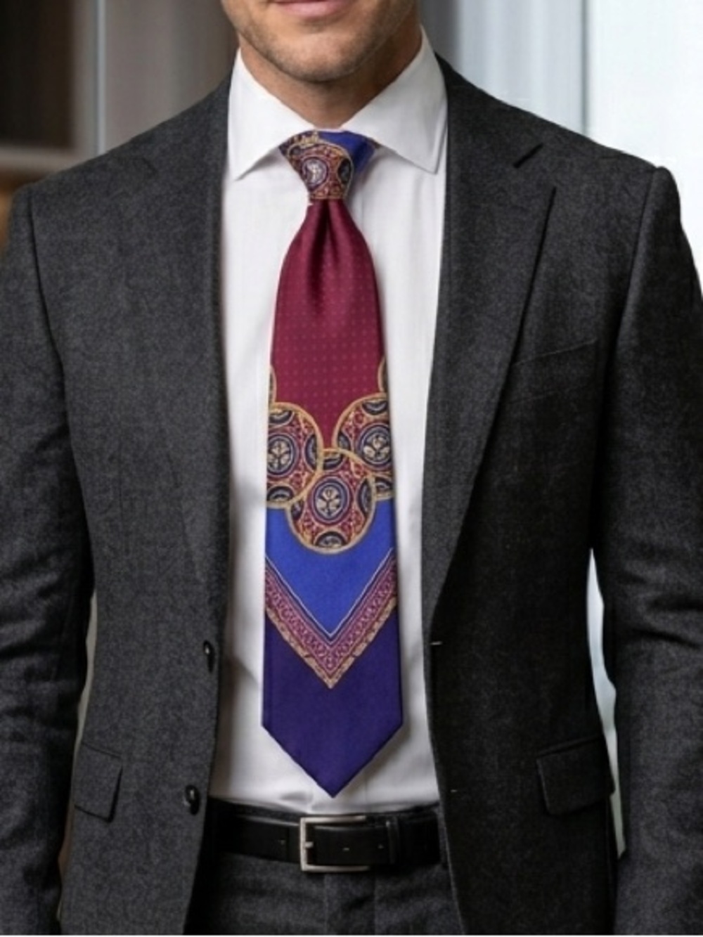 Vtg Versace Silk Tie
